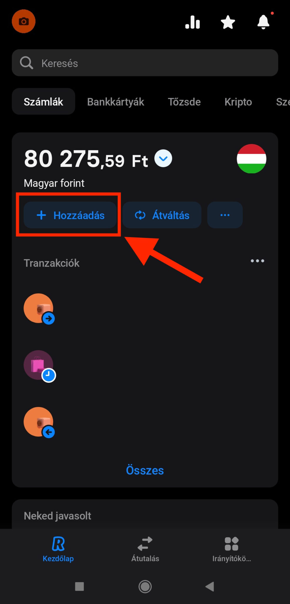 Revolut egyenleg feltöltése bankkártyával | Revinfo.hu
