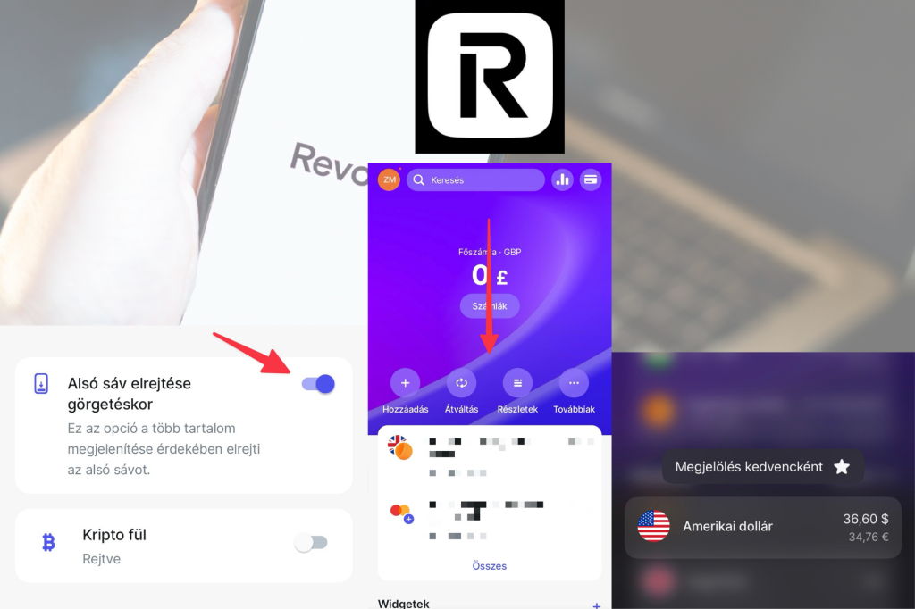 5 trükk az új Revolut app könnyebb használatához