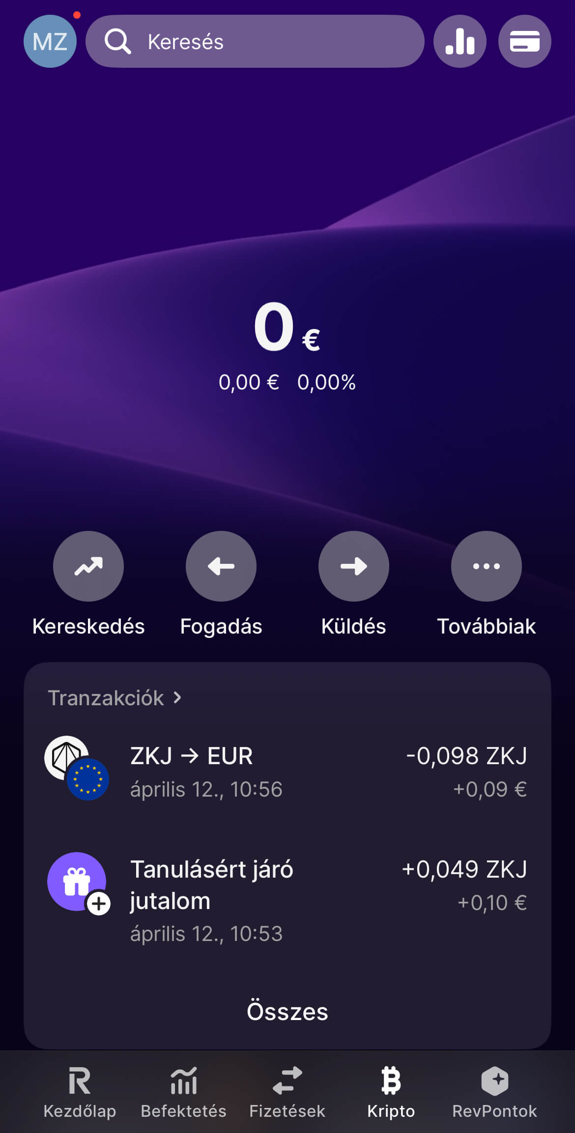 Revolut sima fiókban kripto kereskedés