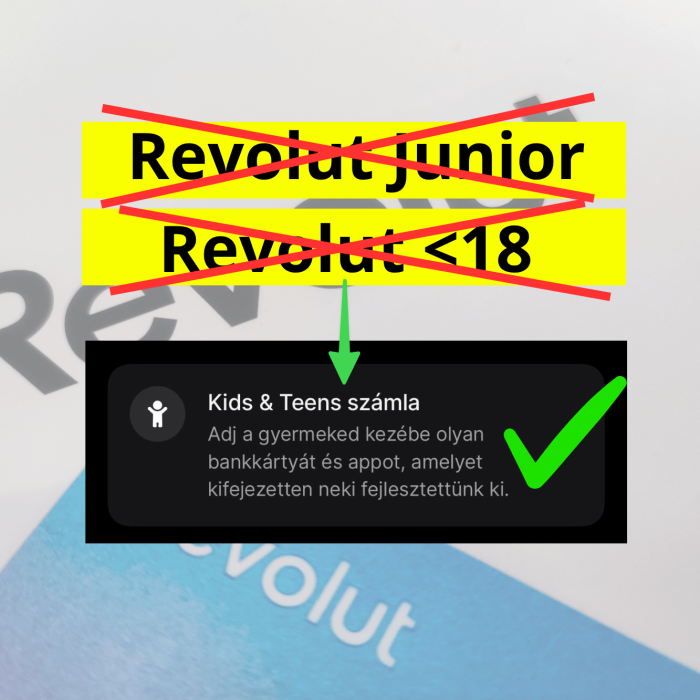 Ismét új nevet kapott a Revolut gyerek számla