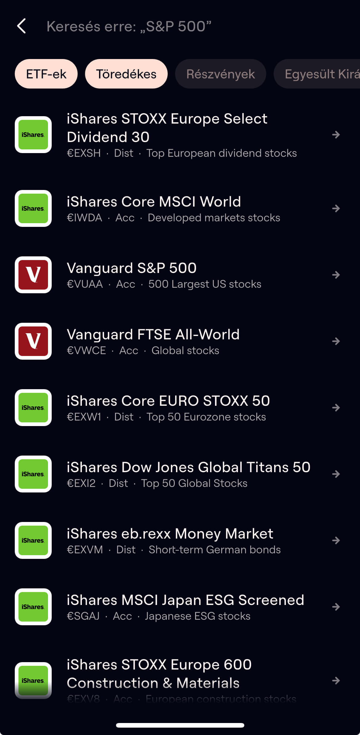 Lightyear tört ETF-ek