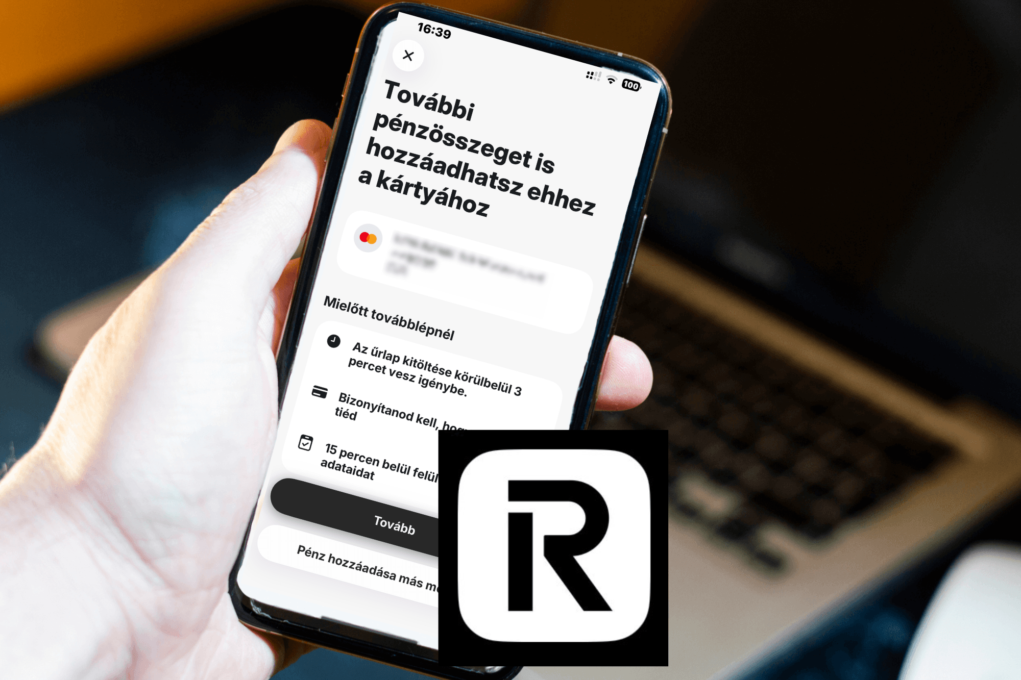 Így néz ki a Revolut új bankkártya hitelésítése az egyenlegfeltöltéshez