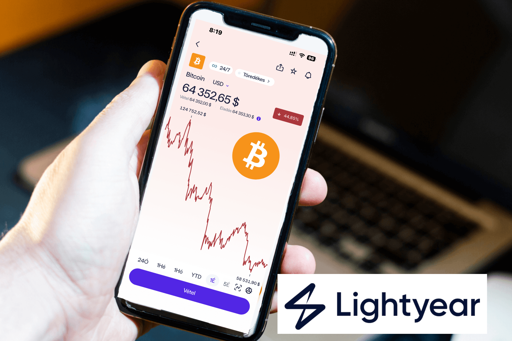 A Lightyear már kriptovaluta-kereskedést is kínál Magyarországon
