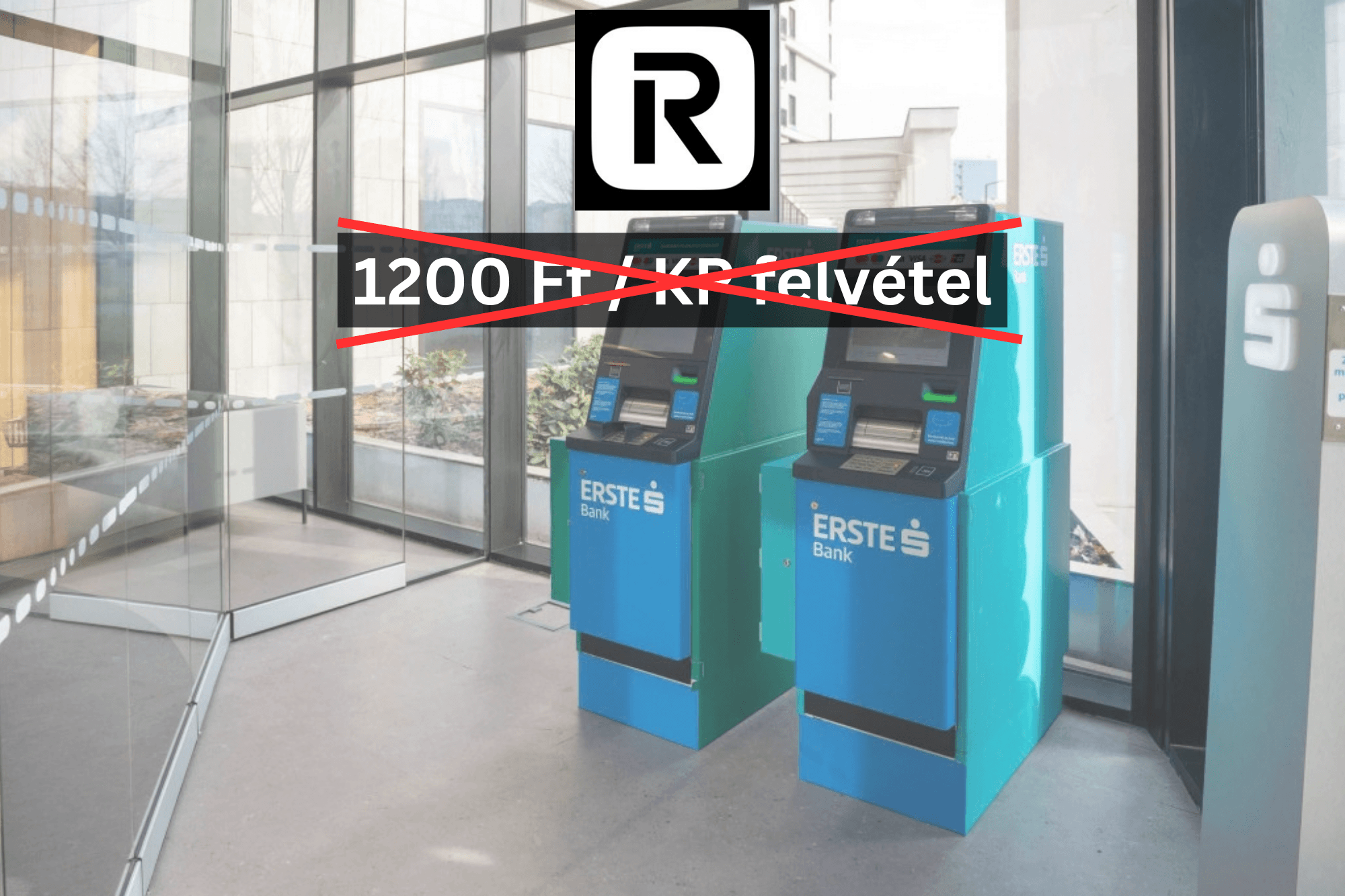 Már minden Revolut kártyával díjmentes az Erste ATM használata!
